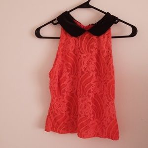 Motel Coral Abby Crop Top